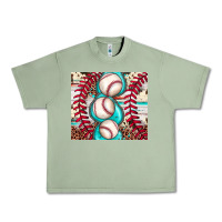 Oil Green baseball leopard cowhide turquoise Urban Heavy Tee - JahusDesignShop