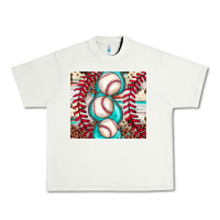 Pistachio baseball leopard cowhide turquoise Urban Heavy Tee - JahusDesignShop