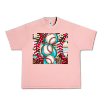 Salmon baseball leopard cowhide turquoise Urban Heavy Tee - JahusDesignShop