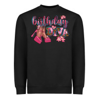 Black birthday diva Heavyweight Sweatshirt - AdoDesignShop