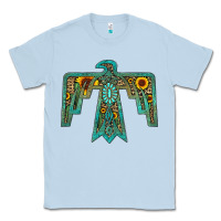 Dusty Blue thunderbird Classic Tee - JahusDesignShop