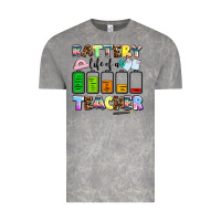 Cloud Rock battery life of a teacher Vintage Tee - AdoDesignShop
