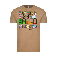 Vintage Coffee battery life of a teacher Vintage Tee - AdoDesignShop