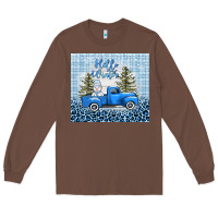 Chestnut hello winter snowman truck Long Sleeve Tee - AdoDesignShop