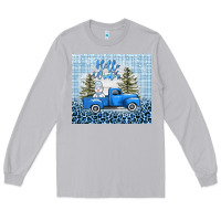 Moon Dust hello winter snowman truck Long Sleeve Tee - AdoDesignShop