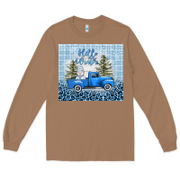 Toasted Coconut hello winter snowman truck Long Sleeve Tee - AdoDesignShop
