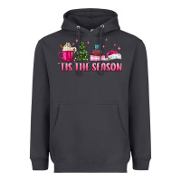 Smoke tis the season pink christmas Heavyweight Hoodie - MaliasSmallBusiness