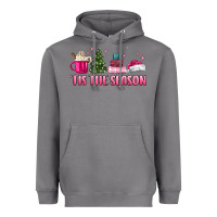 Storm tis the season pink christmas Heavyweight Hoodie - MaliasSmallBusiness