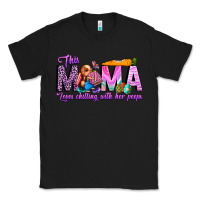 Black This Mama is chilling with her Classic Tee - CowhideDigitalArt