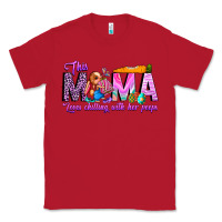 Red This Mama is chilling with her Classic Tee - CowhideDigitalArt