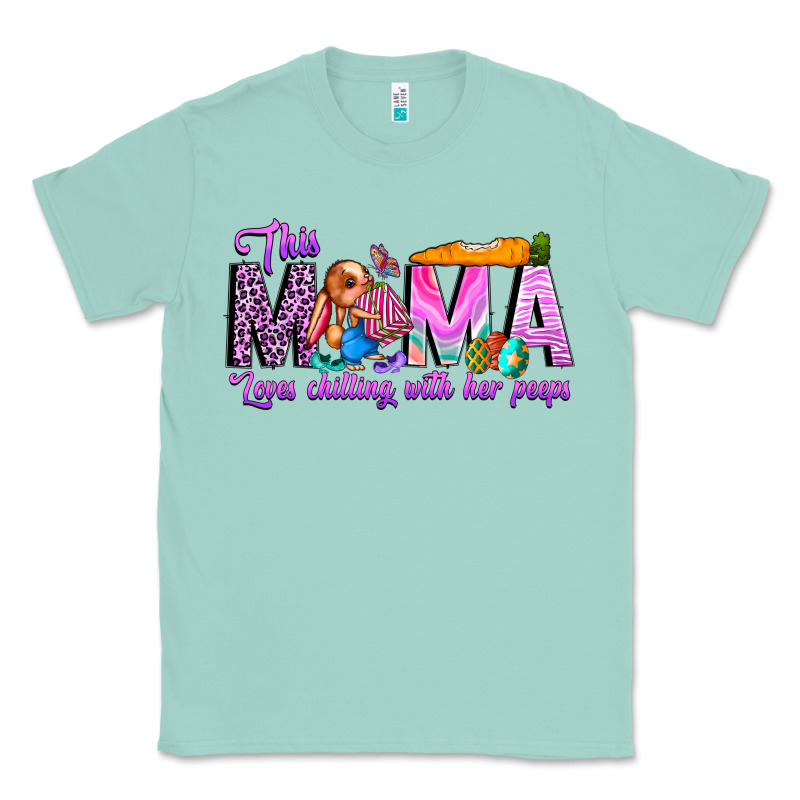 This Mama Is Chilling With Her Classic Tee by CowhideDigitalArt | Teevron