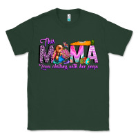 Sports Green This Mama is chilling with her Classic Tee - CowhideDigitalArt