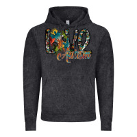 Vintage Black love autism Vintage Hoodie - SublimationCraftShop