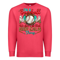 Cardinal I'm A Baseball Mom We Don't Do That Premium Sweatshirt - BundleAndBundleShop