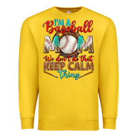 Lemon I'm A Baseball Mom We Don't Do That Premium Sweatshirt - BundleAndBundleShop