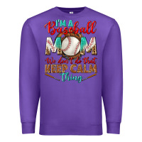 Purple I'm A Baseball Mom We Don't Do That Premium Sweatshirt - BundleAndBundleShop