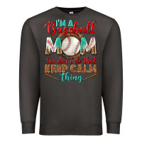 Smoke I'm A Baseball Mom We Don't Do That Premium Sweatshirt - BundleAndBundleShop