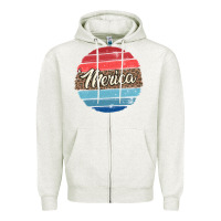 Oatmeal Heather leopard merica Zipper Hoodie - MaliasSmallBusiness