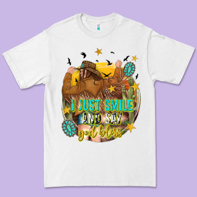 Premium Tee i just smile and say god bless