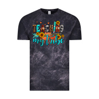 Cloud Black teaching my tribe Vintage Tee - AdoDesignShop