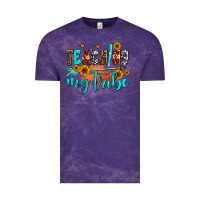 Cloud Purple teaching my tribe Vintage Tee - AdoDesignShop