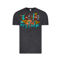 Vintage Black teaching my tribe Vintage Tee - AdoDesignShop