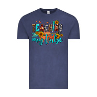 Vintage Denim teaching my tribe Vintage Tee - AdoDesignShop