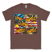 Chestnut bulldozer camouflage american flag Classic Tee - Artiststas