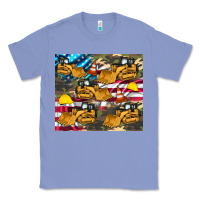 Colony Blue bulldozer camouflage american flag Classic Tee - Artiststas