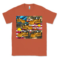 Copper bulldozer camouflage american flag Classic Tee - Artiststas