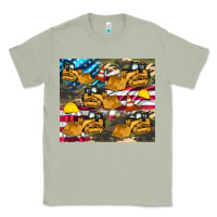 Matcha bulldozer camouflage american flag Classic Tee - Artiststas
