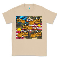 Mushroom bulldozer camouflage american flag Classic Tee - Artiststas
