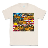 Natural bulldozer camouflage american flag Classic Tee - Artiststas