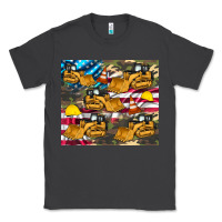 Smoke bulldozer camouflage american flag Classic Tee - Artiststas
