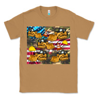Toasted Coconut bulldozer camouflage american flag Classic Tee - Artiststas