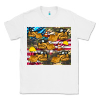 White bulldozer camouflage american flag Classic Tee - Artiststas