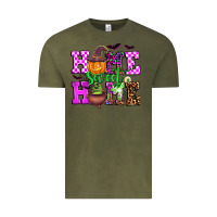 Vintage Olive halloween home sweet home Vintage Tee - AdoDesignShop