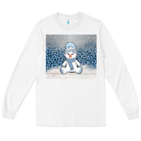 White winter snowman Long Sleeve Tee - AdoDesignShop