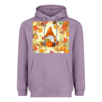 Lavender fall gnome Heavyweight Hoodie - MaliasSmallBusiness