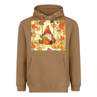 Toasted Coconut fall gnome Heavyweight Hoodie - MaliasSmallBusiness