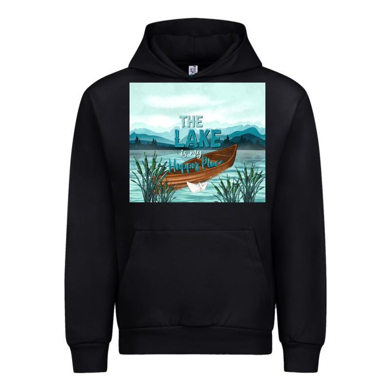 The Lake Is My Happy Place Urban Hoodie by TumblerDesignByShophia | Teevron