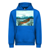 Cobalt the lake is my happy place Urban Hoodie - TumblerDesignByShophia