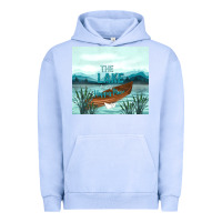 Pigment Grape Ice the lake is my happy place Urban Hoodie - TumblerDesignByShophia