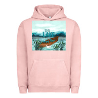 Pigment Salmon the lake is my happy place Urban Hoodie - TumblerDesignByShophia