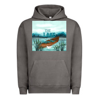 Pigment Tornado the lake is my happy place Urban Hoodie - TumblerDesignByShophia