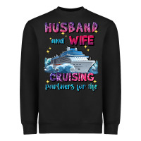 Black husband and wife cruising partners for life Heavyweight Sweatshirt - JahusDesignShop