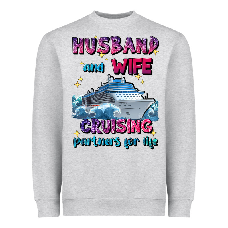 Husband And Wife Cruising Partners For Life Heavyweight Sweatshirt by JahusDesignShop | Teevron