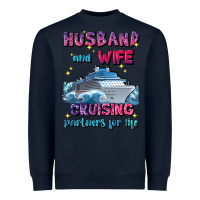 Navy husband and wife cruising partners for life Heavyweight Sweatshirt - JahusDesignShop