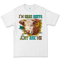 White im head heffa just ask me Premium Tee - texasbilliewilder