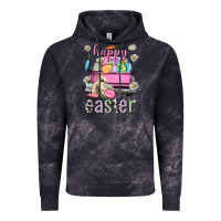 Cloud Black Bunny Happy Easter truck Easter Day Vintage Hoodie - Neo Western